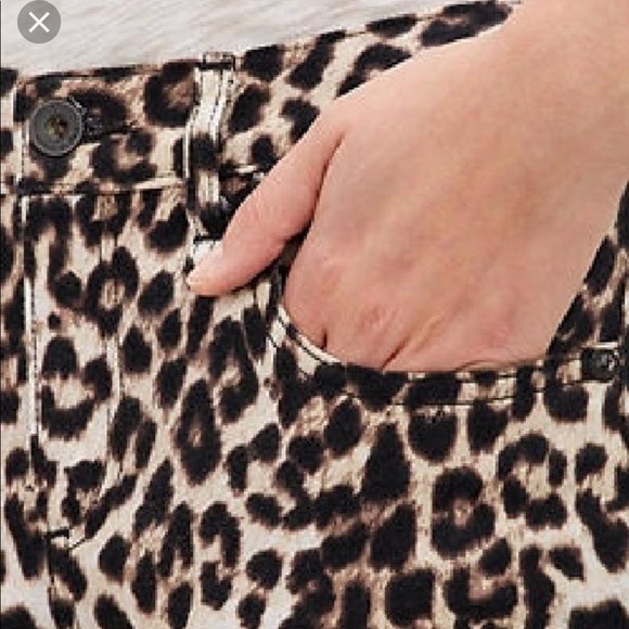 NWT rag & bone leopard print boyfriend jeans 24 - Picture 7 of 8